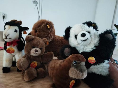 Steiff Knopf im ohr -Cosy Zicky, Molly, Kiddi, Wally - Nieuw, Kinderen en Baby's, Speelgoed | Knuffels en Pluche, Nieuw, Koe, Ophalen