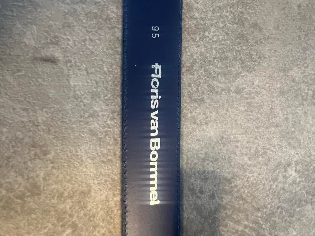 Floris van Bommel riem 95 cm - Bruin/Cognac, Kleding | Heren, Riemen en Ceinturen, 95 tot 105 cm, Bruin, Echt leder, Ophalen of Verzenden