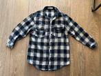 Mooie blauwe geruite print blouse S ( houthakkersblouse), Blauw, Ophalen of Verzenden, Zo goed als nieuw, By Clara