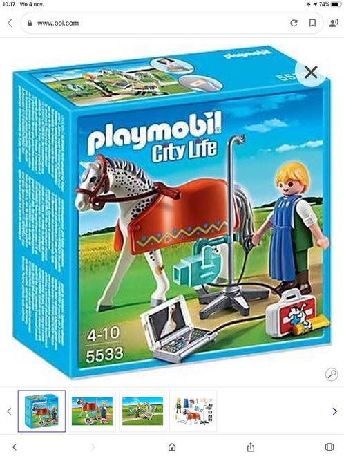 Playmobil 5533 Radioloog met Appaloosa, Kinderen en Baby's, Speelgoed | Playmobil, Zo goed als nieuw, Complete set, Ophalen of Verzenden