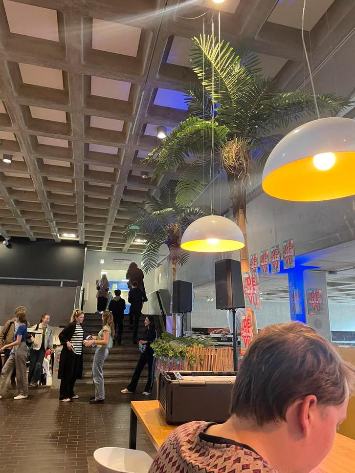 Unieke Kunstpalmboom 3-4,5m ballastblok + verlichting, Zakelijke goederen, Horeca | Meubilair en Inrichting, Decoratie, Nieuw in verpakking