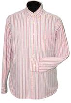 Paul Stuart gestreept overhemd, roze, Mt. XL, Verzenden, Zo goed als nieuw, Roze, Paul Stuart