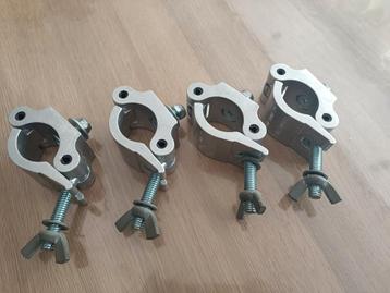 4x Global Truss klem / Half Coupler 500kg beschikbaar voor biedingen