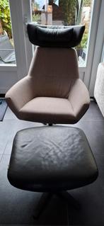 Bert Plantagie Stoel + Voetenbank, Huis en Inrichting, Fauteuils, Gebruikt, Minder dan 75 cm, Bert plantagie, 75 tot 100 cm