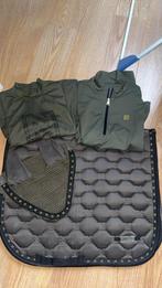 N-Brands paardrij setje, bijna nieuw! Dekje, shirts, oornet, Dieren en Toebehoren, Paarden en Pony's | Dekens en Dekjes, Ophalen of Verzenden