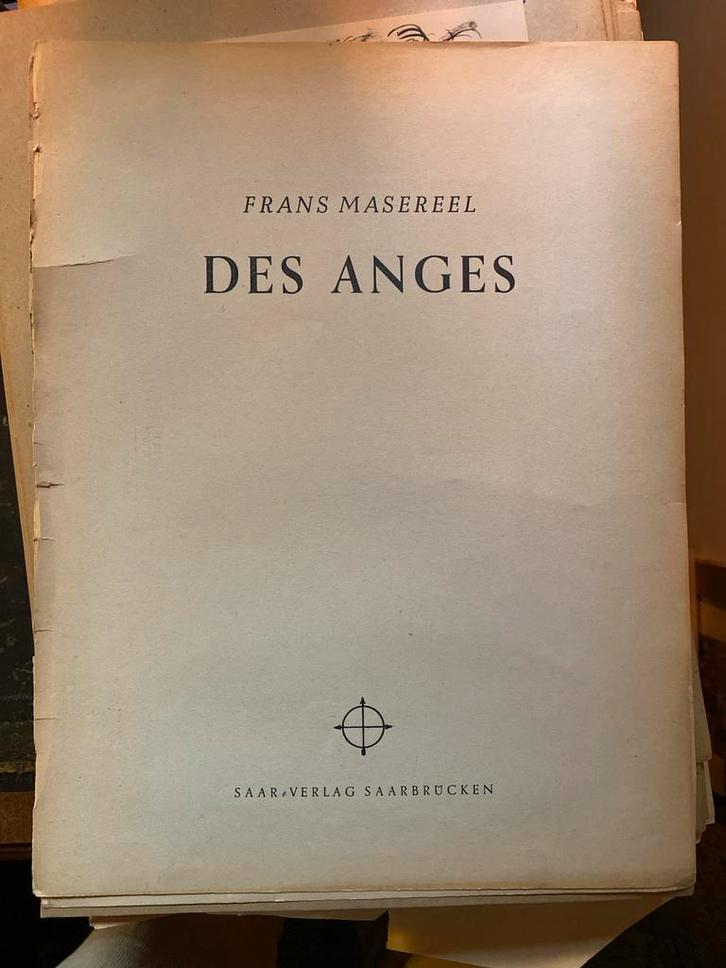Frans Masereel - Des Anges, Gesigneerd, Antiek en Kunst, Antiek | Boeken en Bijbels, Ophalen of Verzenden