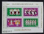 Roemenië 1981 – Inter-europeana – 2 blokken, postfris, Verzenden, Overige landen, Postfris