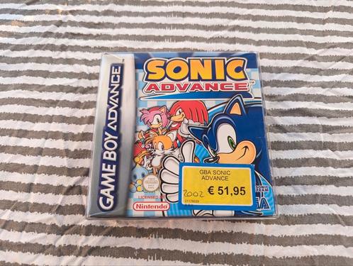 Sonic Advance Game Boy Advance mooie staat compleet, Spelcomputers en Games, Games | Nintendo Game Boy, Zo goed als nieuw, 1 speler