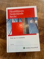 Hoofdlijnen Nederlands Recht, Ophalen of Verzenden, Zo goed als nieuw