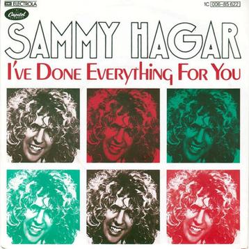 Sammy Hagar – I've Done Everything For You (Single) beschikbaar voor biedingen