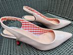 Zara Slingbacks Beige Lak - Maat 37, Pumps, Ophalen of Verzenden, Zo goed als nieuw, Zara
