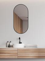 Badkamer spiegel met lijst ovaal met LED, Ophalen, Overige typen, Nieuw, Minder dan 100 cm