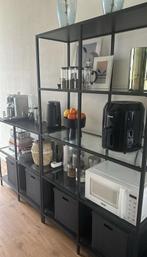 Ikea ‘Vittsjo’ stellingkast/vakkenkast, Huis en Inrichting, Kasten | Wandmeubels, Ophalen, Met plank(en), Zo goed als nieuw, Minder dan 150 cm