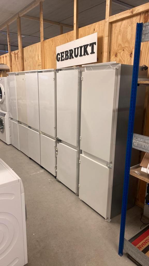 Gebruikte inbouw koelvries combi 178 cm sleepdeur, Witgoed en Apparatuur, Koelkasten en IJskasten, Gebruikt, Met aparte vriezer