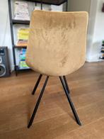 6 eetkamerstoel ,3 suede stoelen en 3 leren stoelen, Huis en Inrichting, Stoelen, Ophalen of Verzenden, Zo goed als nieuw