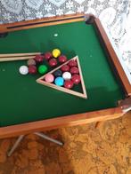 mini biljart snooker spel, Sport en Fitness, Biljarten en Poolen, Ophalen, Gebruikt, Overige typen