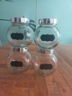 35x IKEA RAJTAN kruidenpotje 15cl glazen potjes, Ophalen of Verzenden, Gebruikt