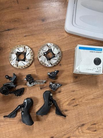 Bijna complete Shimano Ultegra 11-speed groepset mechanisch beschikbaar voor biedingen