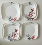 Corelle Kyoto Leaves  USA 6 borden : d.23 d. en 27 cm, Huis en Inrichting, Keuken | Servies, Ophalen of Verzenden, Porselein, Overige stijlen