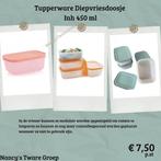 Diepvriesdoosje 450 ml Tupperware, Ophalen, Nieuw