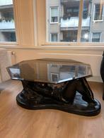 Unieke Design Salontafel met Glazen Blad, Huis en Inrichting, Tafels | Salontafels, Ophalen, Overige materialen, 50 tot 100 cm