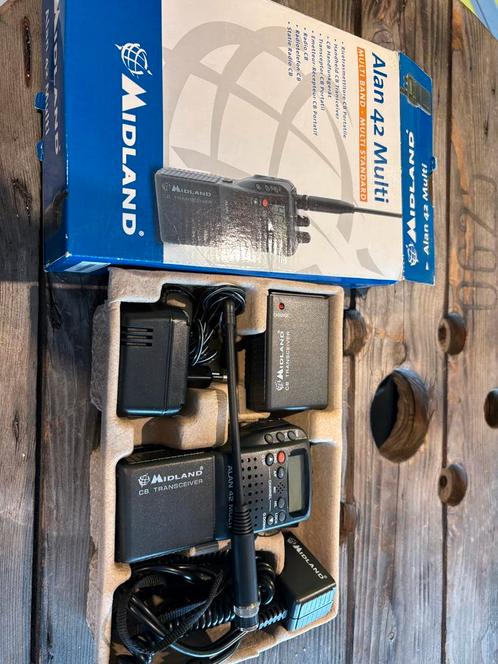 Midland Alan 42 Multi CB Radio - Zo Goed Als Nieuw, Audio, Tv en Foto, Radio's, Zo goed als nieuw, Radio, Ophalen of Verzenden