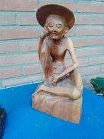 Balinees houten beeld,  26 cm, art deco , 1200 gram, Antiek en Kunst, Kunst | Niet-Westerse kunst, Ophalen