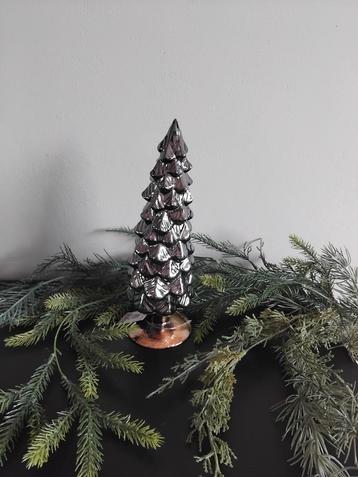 Twinkle Glazen Kerstboom 9x25 cm Nieuw Daan Kromhout Bl/Gr beschikbaar voor biedingen