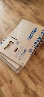 4 verhuisdozen, Doe-het-zelf en Verbouw, Kratten en Dozen, Ophalen, 40 tot 60 cm, 50 tot 75 cm, 35 tot 50 cm