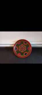 Decoratieve Houten Schaal, Gebruikt, Schaal, Rond, Ophalen of Verzenden