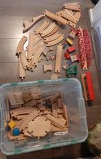 5 kg aan houten treinrails onderdelen ( GERESERVEERD), Ophalen, Gebruikt, Overige typen