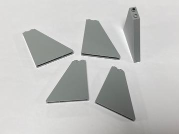 Partij 5x nieuwe 6x1x5 Lego dakpannen in diverse kleuren beschikbaar voor biedingen
