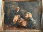 Olieverf Schilderij of mooie copie! -moeder en kind -, Ophalen of Verzenden