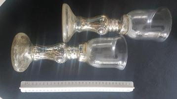 Glaswerk Kelk Glas Kaarsenhouder Wijnglas beschikbaar voor biedingen