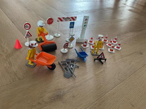 Vintage/Retro Playmobil Wegwerkzaamheden Set, Kinderen en Baby's, Speelgoed | Playmobil, Gebruikt, Complete set, Ophalen of Verzenden