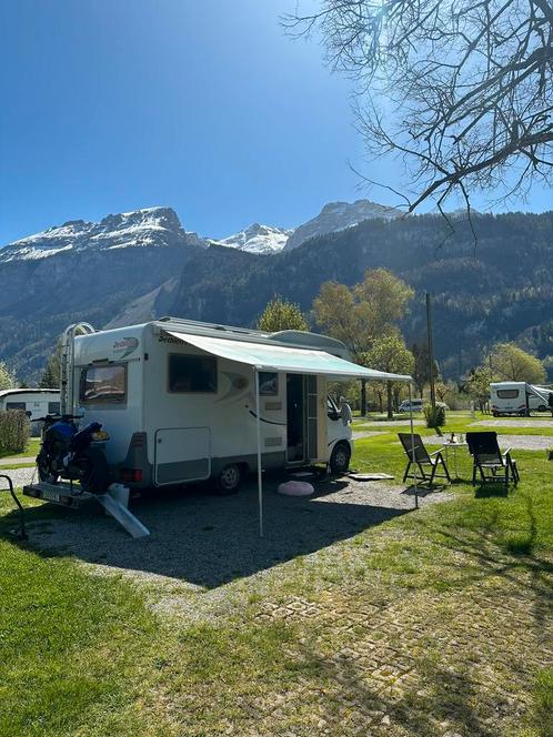 Fiat ducato dethleffs globetrotter 6 pers., Caravans en Kamperen, Campers, Particulier, tot en met 5, Half-integraal, Dethleffs