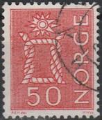 Noorwegen 1962 - 01, Postzegels en Munten, Noorwegen, Verzenden, Gestempeld