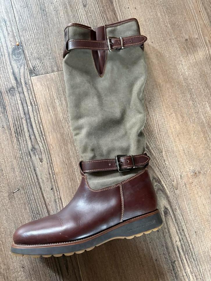 Magellan & Mulloy laarzen maat 37, Kleding | Dames, Schoenen, Zo goed als nieuw, Hoge laarzen, Bruin, Ophalen of Verzenden