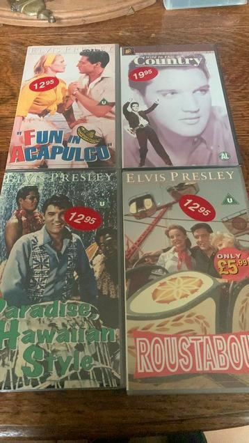 Elvis video’s 4 stuk beschikbaar voor biedingen