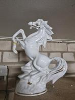 Wit Porseleinen Paardenbeeld, Verzamelen, Beelden en Beeldjes, Ophalen of Verzenden, Gebruikt, Dier