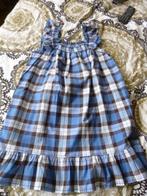 z.g.a.n. blauwe geruite mouwloze tuniek, maat L., Ophalen of Verzenden, Zo goed als nieuw, Blauw, Shirt of Top