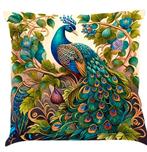 2 x Nieuwe Pauw Kussenhoezen. Nu 15,00 Verzendkosten 1,00, Ophalen of Verzenden, Nieuw, Overige kleuren, Vierkant