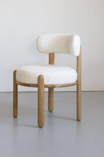 6 x eetkamerstoelen Julia boucle materiaal NIEUW!!, Huis en Inrichting, Stoelen, Hout, Wit, Nieuw, Vijf, Zes of meer stoelen