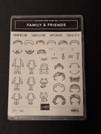 Stampin Up stempelset Family& Friends, Ophalen of Verzenden, Gebruikt, Clearstamp