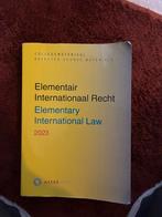 Elementair Internationaal Recht 2023, Ophalen of Verzenden, Gamma, Gelezen, WO