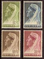 Suriname NVPH nr 175/8 postfris Koningin Wilhelmina 1936, Postzegels en Munten, Postzegels | Suriname, Verzenden, Postfris