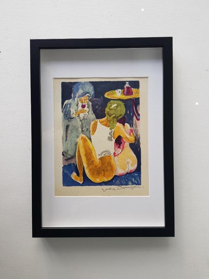 Kees van Dongen Présentation au Khalifat Plaat gesigneerd, Antiek en Kunst, Kunst | Litho's en Zeefdrukken, Ophalen of Verzenden