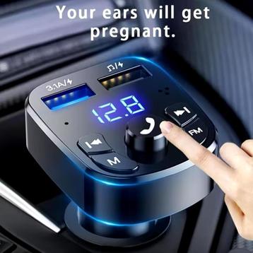 Nieuwe auto lader met FM en MP3 Bleuthooth zender beschikbaar voor biedingen