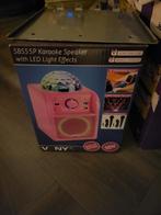 Karaoke Set met 2 Microfoons en Disco Lamp, Ophalen, Zo goed als nieuw, Complete set