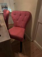 Roze eetkamerstoelen, Huis en Inrichting, Stoelen, Ophalen, Gebruikt, Overige kleuren, Vier